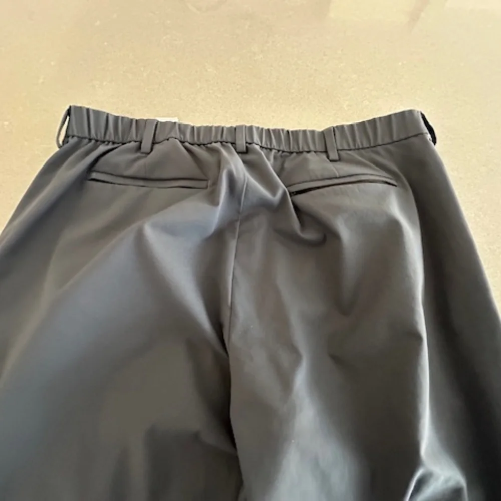 3 Pairs BR Athletic Slim 38x30 Performance Pants (2 Gray, 1 Navy) Retails $390